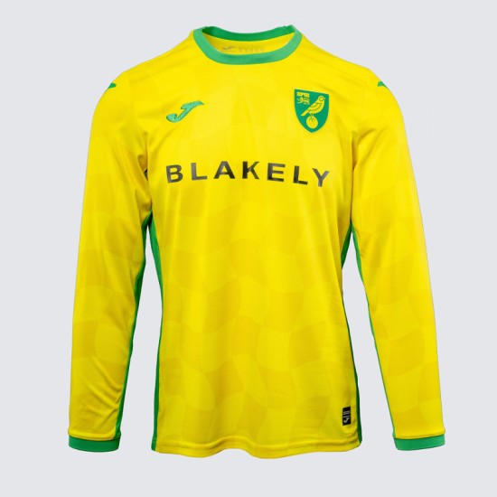 Camiseta de Manga Larga Local de Norwich City 2024/25 para Hombres