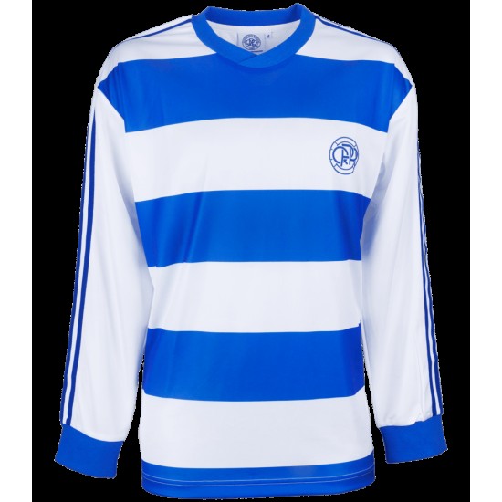 Camiseta Retro Manga Larga Local 1977/78 de Queens Park Rangers de Mujer