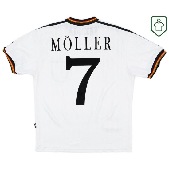 Camiseta retro local Alemania 1996/98 para hombre Möller #7 Camiseta retro local Alemania 1996/98 para hombre Möller #7