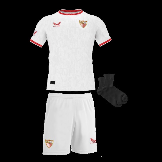 Kit de casa de niño Sevilla FC 2024/25