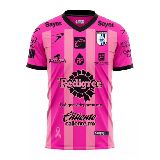 Camiseta Niño Querétaro FC 2024/25 Tercera Pink October