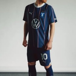 Pantalones cortos visitantes para niños Malmö FF 2024 - Azul