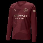 Camiseta de manga larga de tercer lugar de hombres Manchester City 2024/25