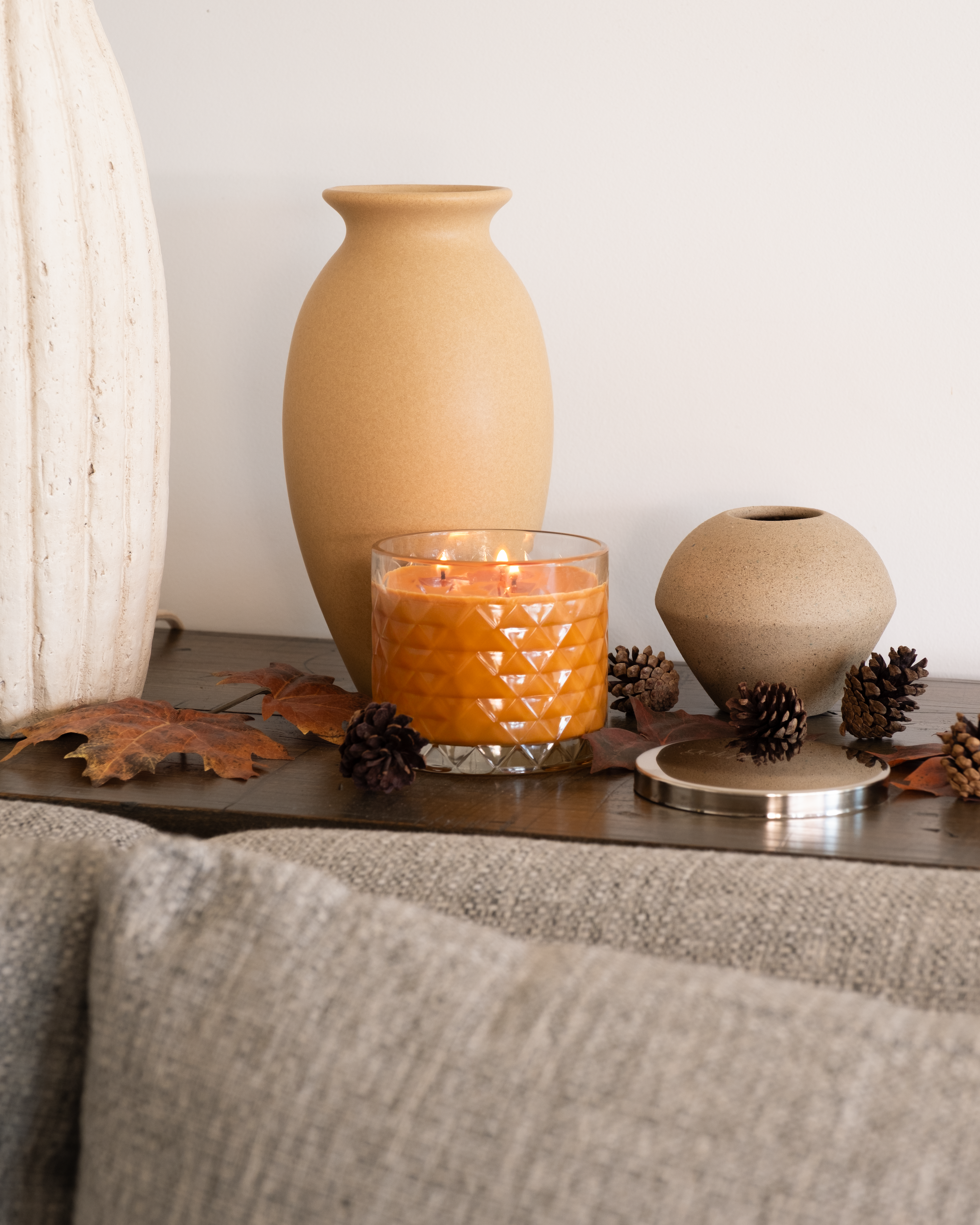 Melocotones y calabaza originales