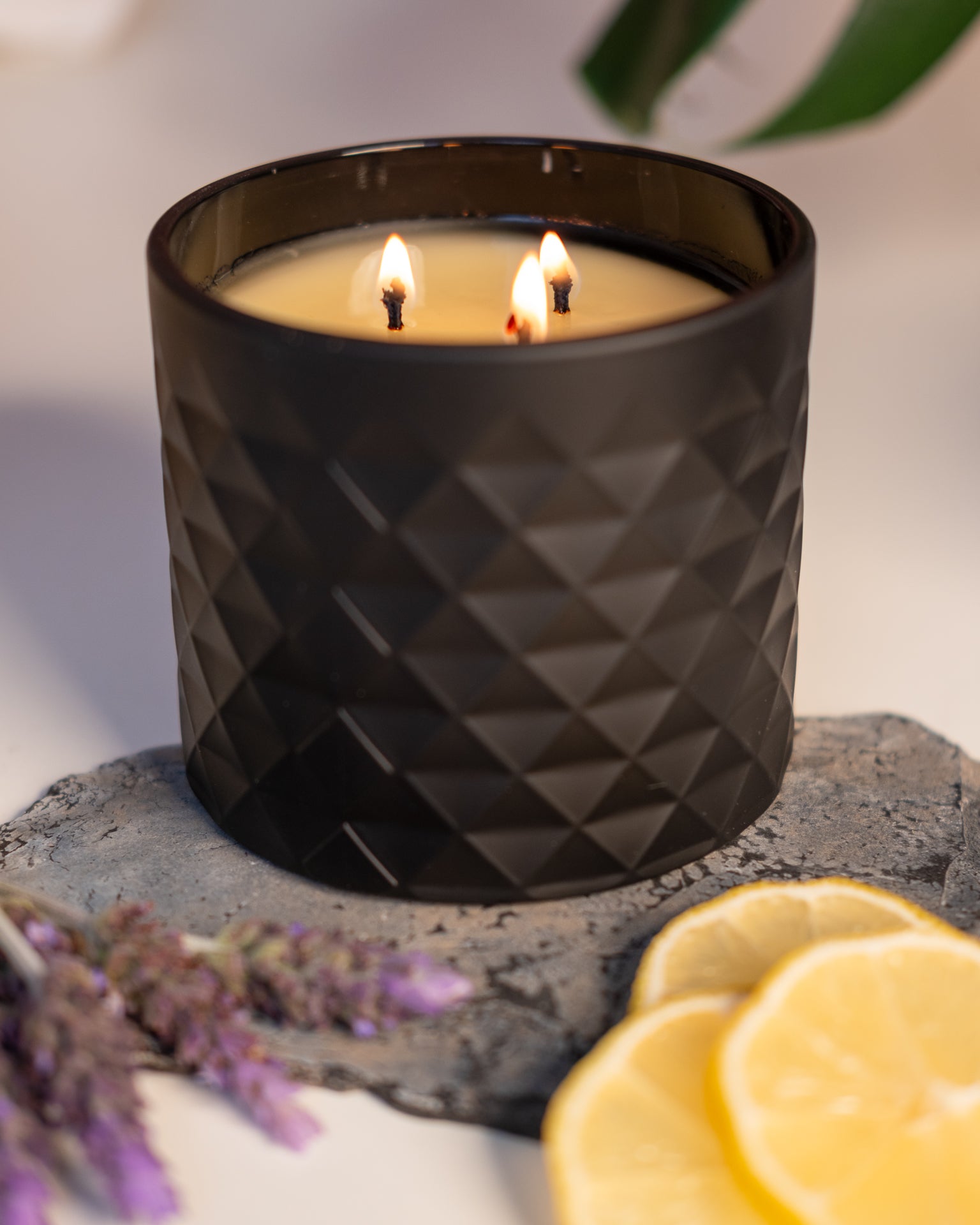 Ámbar salado y cítricos